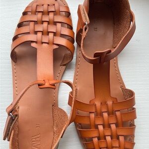 Brand new Zara fisherman sandals